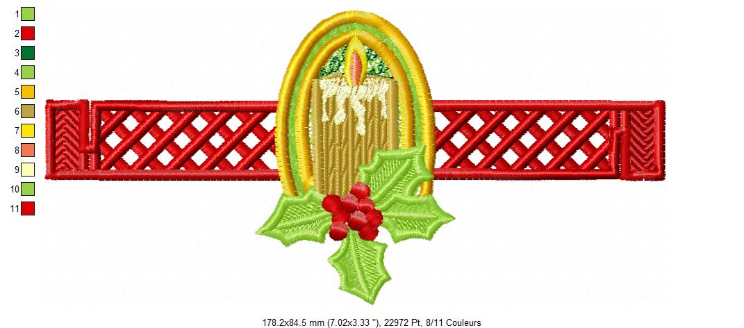 Margarida Broderie - Motifs machines à broder, broderie, FSL, ITH, Appliqués, Redwork, Motifs gratuits - Coeurs Or (FSL) (Collection 4 fichiers)