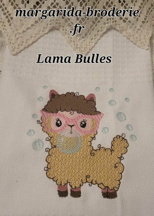 Margarida Broderie - Motifs machines à broder, broderie, FSL, ITH, Appliqués, Redwork, Motifs gratuits - Lama Bulles
