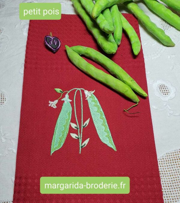 Margarida Broderie - Motifs machines à broder, broderie, FSL, ITH, Appliqués, Redwork, Motifs gratuits - Petits pois