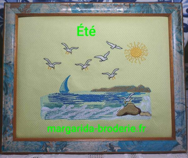 Margarida Broderie - Motifs machines à broder, broderie, FSL, ITH, Appliqués, Redwork, Motifs gratuits - Été