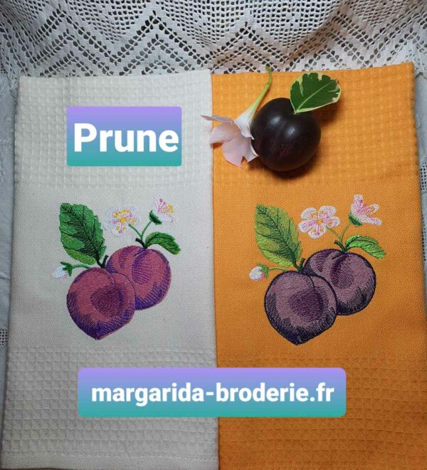 Margarida Broderie - Motifs machines à broder, broderie, FSL, ITH, Appliqués, Redwork, Motifs gratuits - Prune