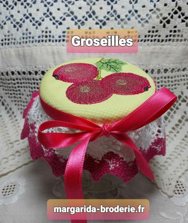 Margarida Broderie - Motifs machines à broder, broderie, FSL, ITH, Appliqués, Redwork, Motifs gratuits - Groseilles
