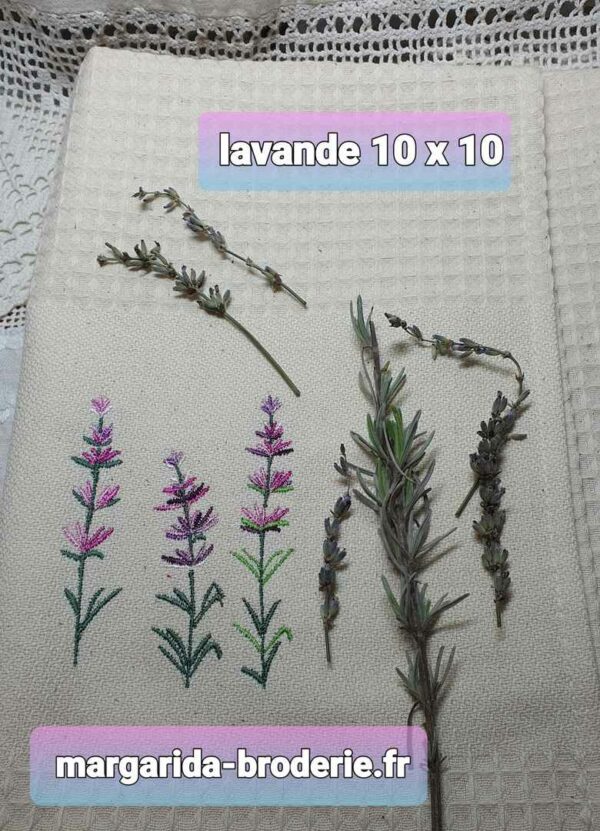 Margarida Broderie - Motifs machines à broder, broderie, FSL, ITH, Appliqués, Redwork, Motifs gratuits - Lavande