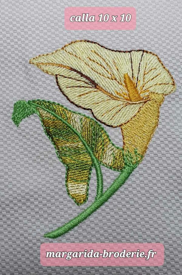 Margarida Broderie - Motifs machines à broder, broderie, FSL, ITH, Appliqués, Redwork, Motifs gratuits - Calla