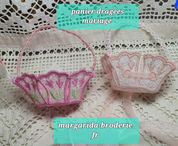 Margarida Broderie - Motifs machines à broder, broderie, FSL, ITH, Appliqués, Redwork, Motifs gratuits - Mariage (Panier FSL) (avec vidéo)