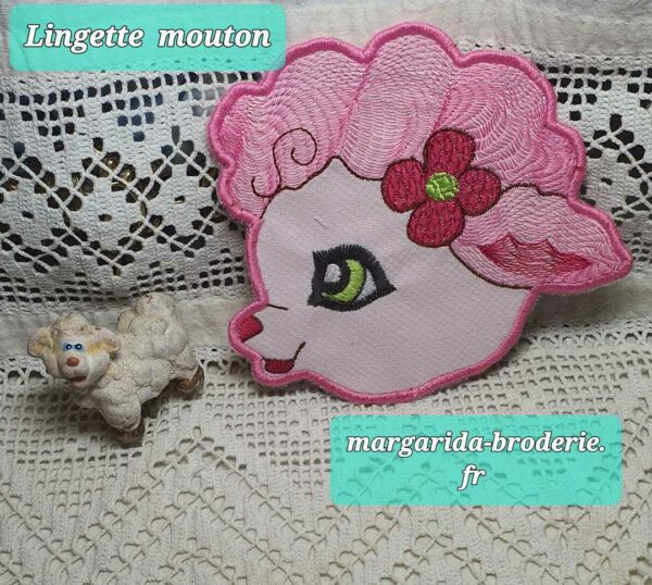 Margarida Broderie - Motifs machines à broder, broderie, FSL, ITH, Appliqués, Redwork, Motifs gratuits - Lingette Mouton (ITH)