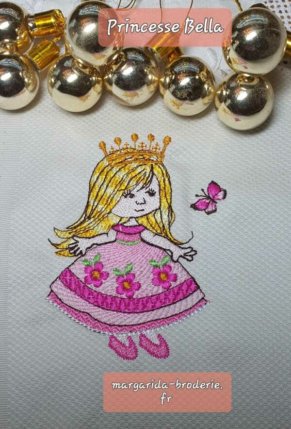 Margarida Broderie - Motifs machines à broder, broderie, FSL, ITH, Appliqués, Redwork, Motifs gratuits - Princesse Bella