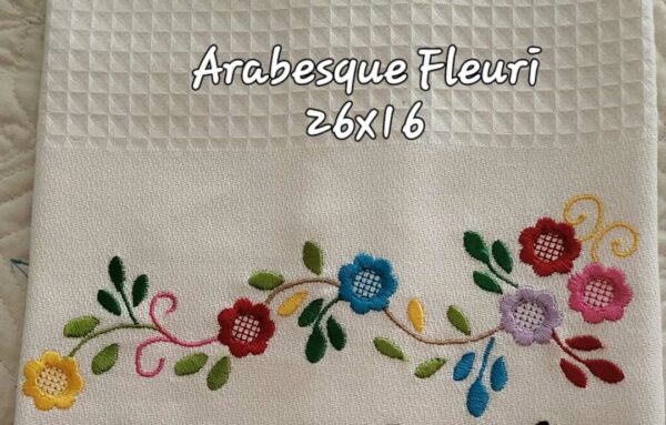Margarida Broderie - Motifs machines à broder, broderie, FSL, ITH, Appliqués, Redwork, Motifs gratuits - Arabesque fleuri