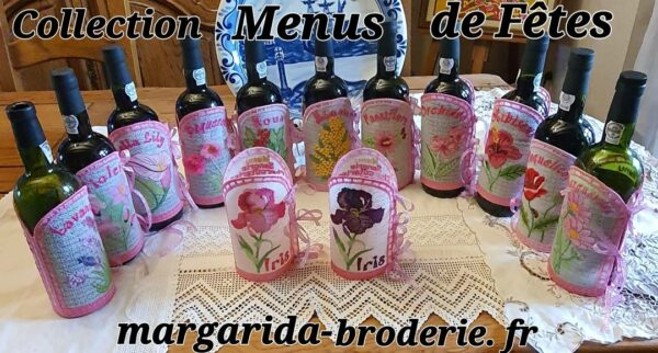 Margarida Broderie - Motifs machines à broder, broderie, FSL, ITH, Appliqués, Redwork, Motifs gratuits - Menu Calla Lily 26 x 16 (FSL) (avec vidéo)