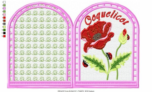 Margarida Broderie - Motifs machines à broder, broderie, FSL, ITH, Appliqués, Redwork, Motifs gratuits - 14 Menus 26 x 16 (FSL) (avec vidéo)