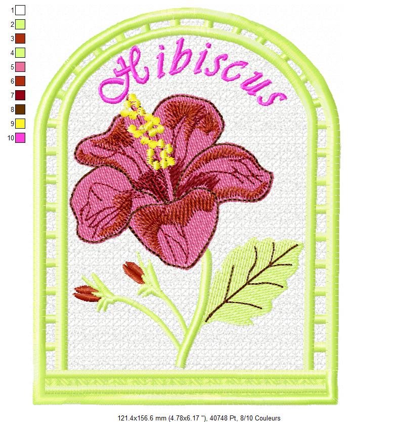 Margarida Broderie - Motifs machines à broder, broderie, FSL, ITH, Appliqués, Redwork, Motifs gratuits - Menu Houx 18 x 13 (FSL) (avec tuto et vidéo)