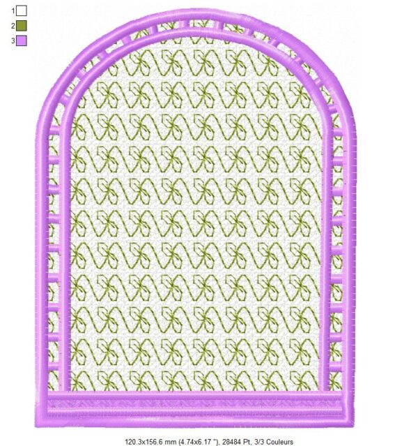 Margarida Broderie - Motifs machines à broder, broderie, FSL, ITH, Appliqués, Redwork, Motifs gratuits - Menu Lavande 18 x 13 (FSL) (avec tuto et vidéo)