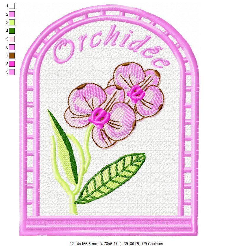 Margarida Broderie - Motifs machines à broder, broderie, FSL, ITH, Appliqués, Redwork, Motifs gratuits - Menu Mimosa 18 x 13 (FSL) (avec tuto et vidéo)