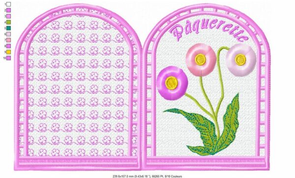 Margarida Broderie - Motifs machines à broder, broderie, FSL, ITH, Appliqués, Redwork, Motifs gratuits - 14 Menus 26 x 16 (FSL) (avec vidéo)
