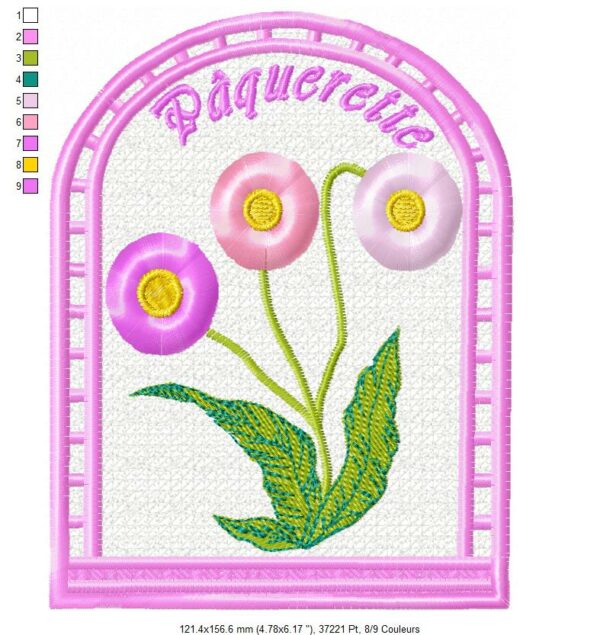 Margarida Broderie - Motifs machines à broder, broderie, FSL, ITH, Appliqués, Redwork, Motifs gratuits - 14 Menus 18 x 13 (FSL) (avec tuto et vidéo)