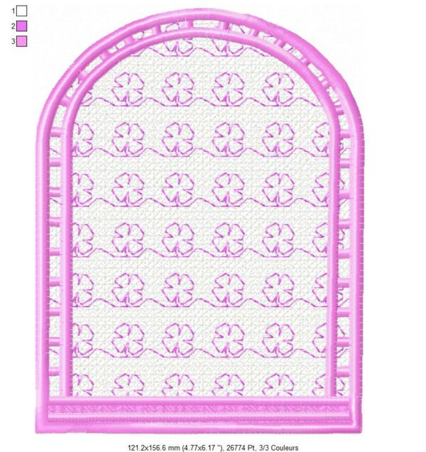Margarida Broderie - Motifs machines à broder, broderie, FSL, ITH, Appliqués, Redwork, Motifs gratuits - Menu Pâquerettes 18 x 13 (FSL) (avec tuto et vidéo)