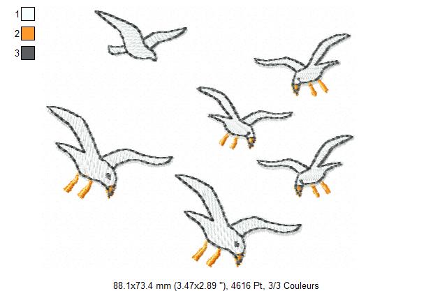 Margarida Broderie - Motifs machines à broder, broderie, FSL, ITH, Appliqués, Redwork, Motifs gratuits - Brins de Houx
